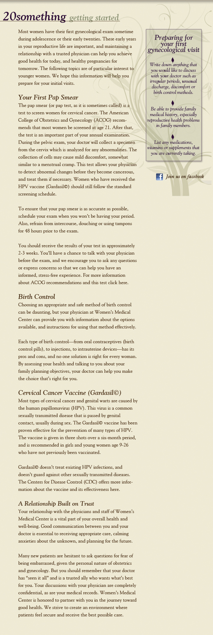 20something — Women's Medical Center — Dothan, Alabama